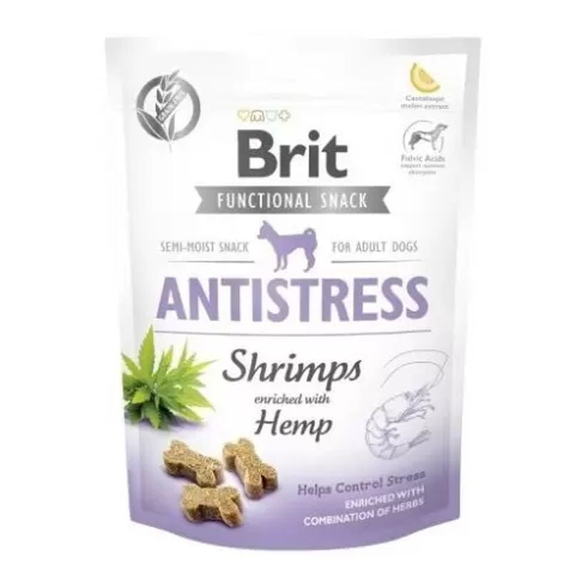 Brit Dog Functional Snack Antistress Gamba 150Gr para Perros