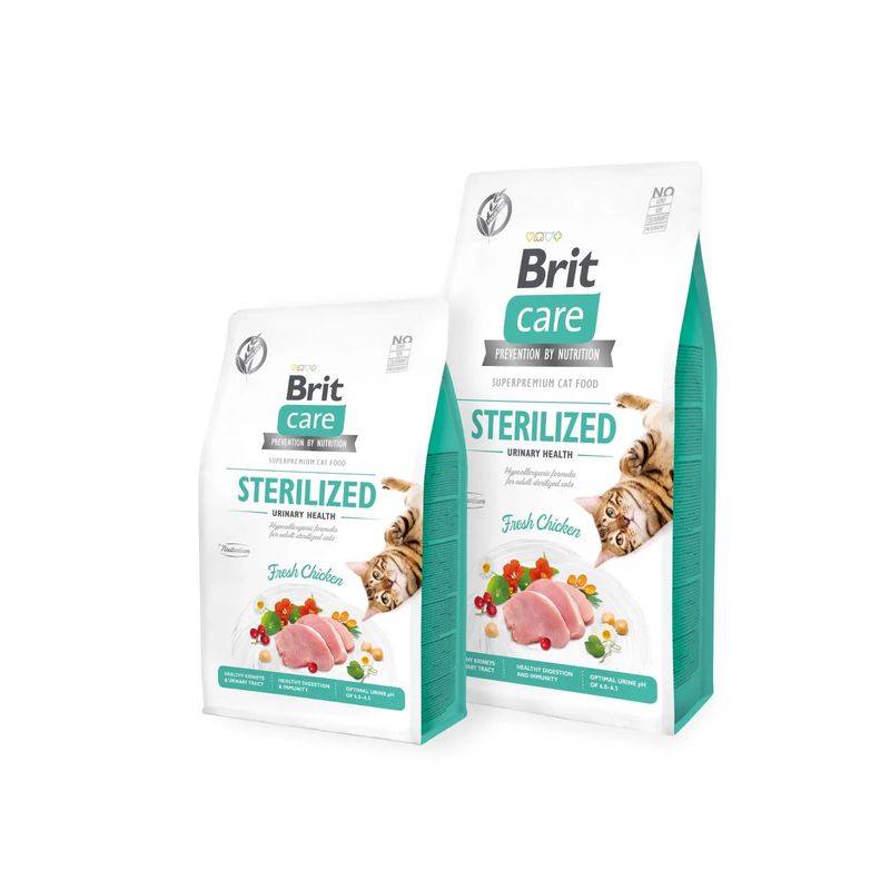 Brit Care Cat Sterilized Urinary Health 7Kg para Gatos