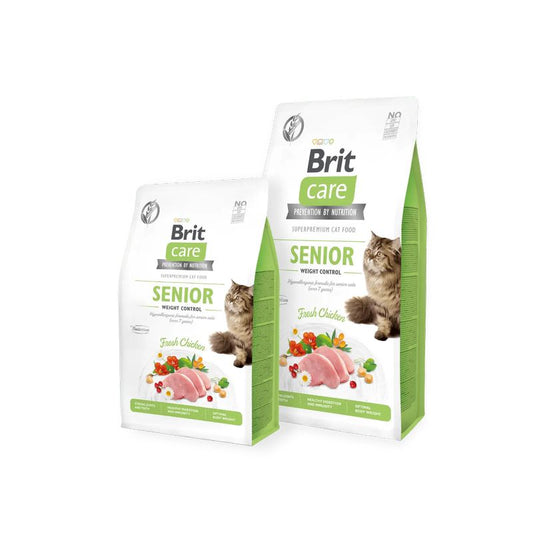 Brit Care Cat Senior Weight Control 2Kg para Gatos