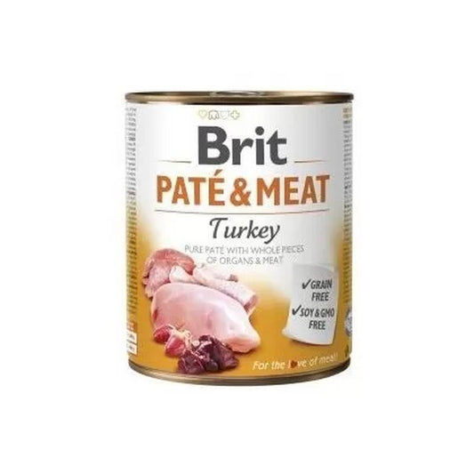 Brit Pate & Meat Turkey 6X400Gr para Perros