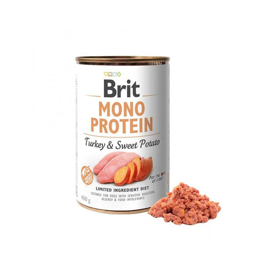 Brit Mono Protein Turkey 6X400Gr para Perros