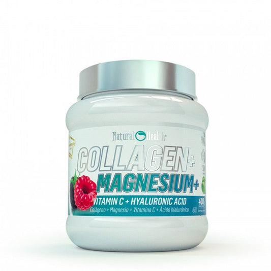 Natural Health Collagen+ Magnesium+ Protector Articular Sabor Frutos Del Bosque, 400 gr