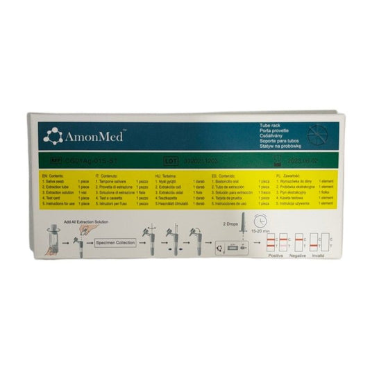 Amonmed Test Antigenos Saliva Piruleta Covid-19, 1 unidad