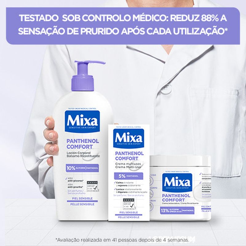 Mixa Crema Restauradora Panthenol Comfort Para Piel Con Tendencia Atópica 400Ml