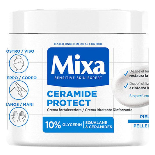 Mixa Crema Fortalecedora Ceramide Protect Para Piel Muy Seca 400Ml