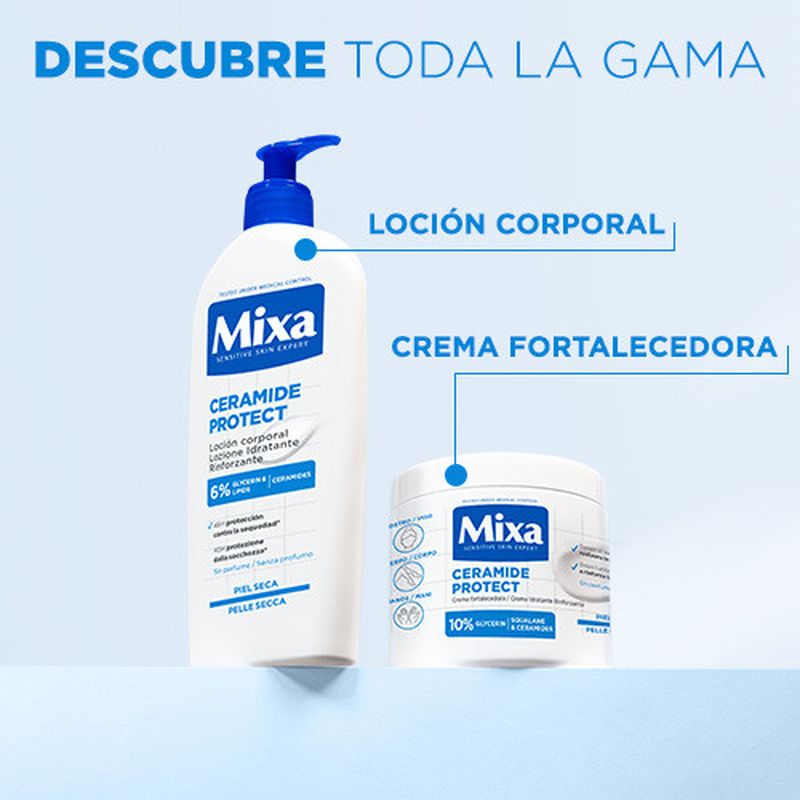 Mixa Crema Fortalecedora Ceramide Protect Para Piel Muy Seca 400Ml