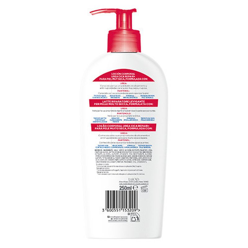 Mixa Loción Corporal Urea Cica Repair+ Para Piel Muy Seca 250Ml