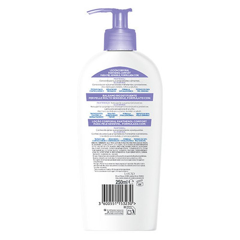 Mixa Loción Corporal Panthenol Comfort Para Piel Sensible 250Ml