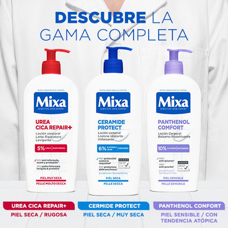 Mixa Loción Corporal Ceramide Protect Para Piel Seca 250Ml