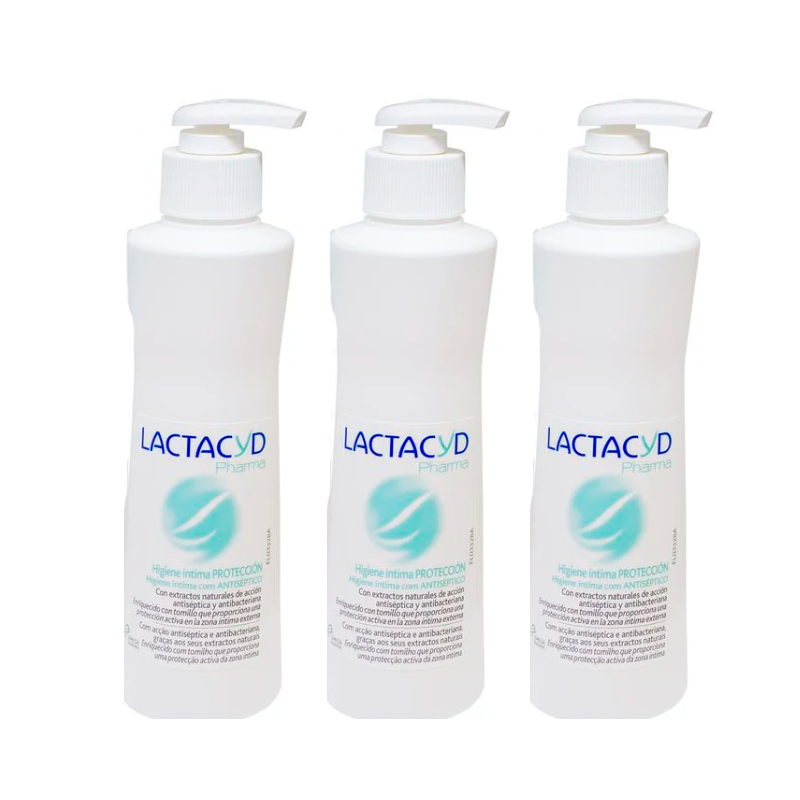 Lactacyd Pharma  Triplo Higiene Íntima Protección 3 x  250 ml