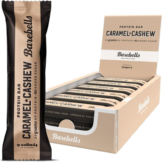Barebells Pack Caramel Cashew,12uds x 55 gramos