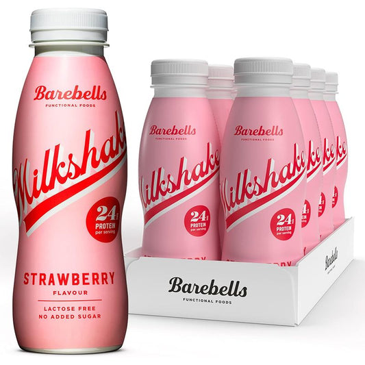 Barebells  Pack Milkshake Strawberry, 8 uds x330 ml