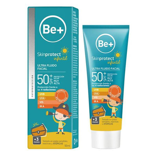 Be + Skin Protect Fluido Facial Infantil SPF50+ 50 ml