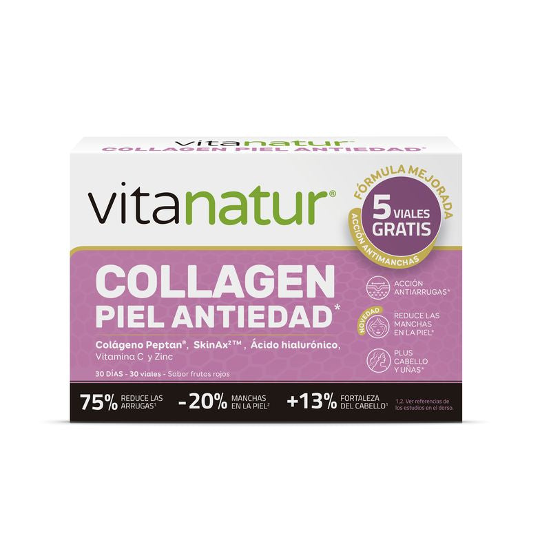 Vitanatur Collagen Piel, 25+5 viales