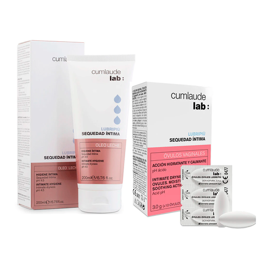 Cumlaude Lab Pack Lubripiù Crema Íntima 200 Ml  + Óvulos Vaginales Hidratantes 10 Unidades