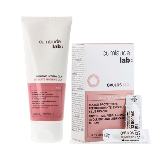 Cumlaude Lab Pack Clx Gel Limpiador 200 Ml + Óvulos Hidratantes 10 Unidades