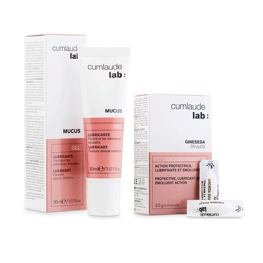 Cumlaude Lab Pack Mucus Gel Lubricante Vaginal 30 Ml + Gineseda Óvulos 10 Unidades