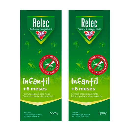 Relec Duplo  Infantil +6 meses,  2 x 100ml