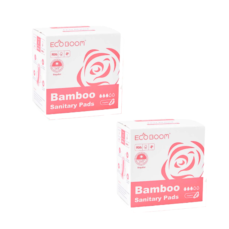 Eco Boom Pack Compresas - Alta Absorción De Día- Regular, 2 X 8 unidades