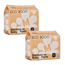 Eco Boom Pack 2X Pañal De Bambú Pure M, 52 unidades