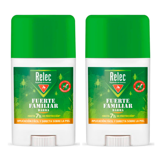 RelecDuplo  Fuerte Familiar Stick Antimosquitos,  2 x 50 ml