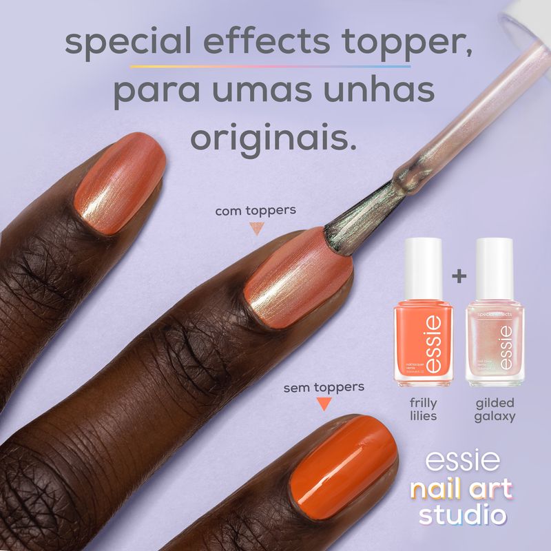 Essie Special Effects Toppers De Edición Limitada En Tono Gilded Galaxy.