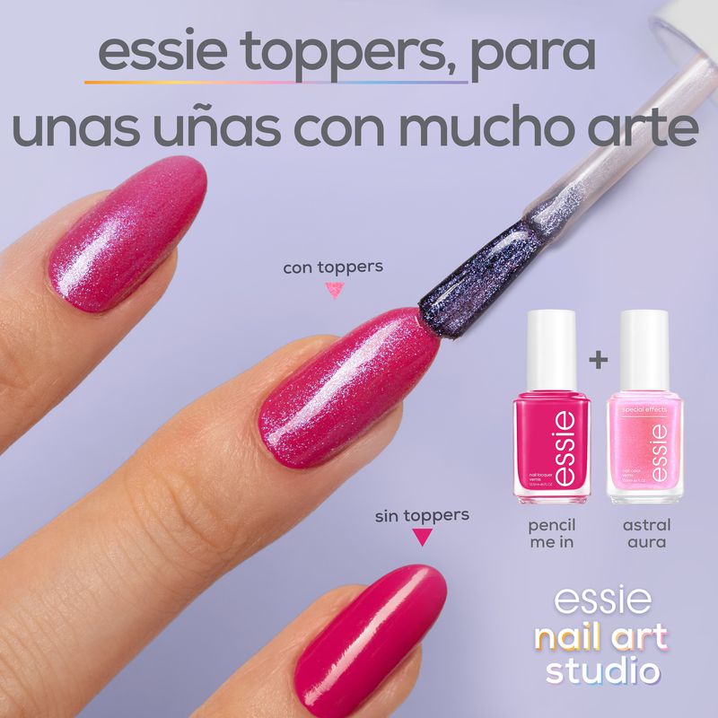 Essie Special Effects Toppers De Edición Limitada En Tono Astral Aura.