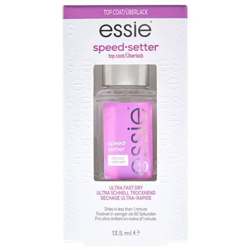 Essie Tratamiento De Uñas Para Acabado Brillo Y Secado Rápido En Menos De 1 Minuto - Top Coat Speed Setter - 13.5 Ml