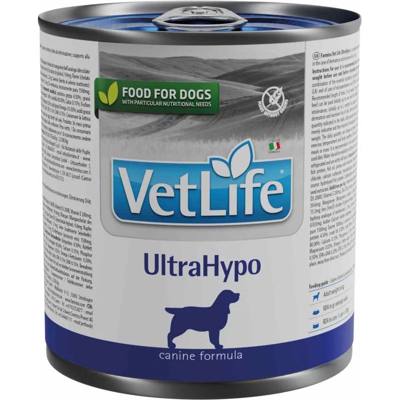 Farmina Vet Life Dog Ultrahypo Caja 6X300Gr