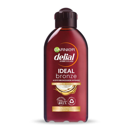 Garnier Delial Aceite Bronceador Intenso Con Aceite De Coco Nutritivo - 200 Ml