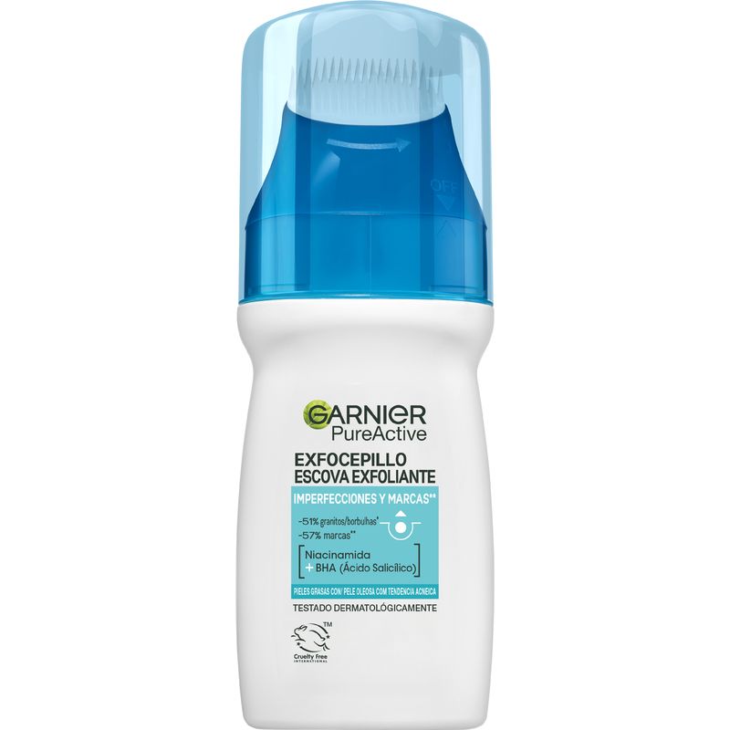 Garnier Pureactive Exfocepillo Anti Imperfecciones - 150 Ml