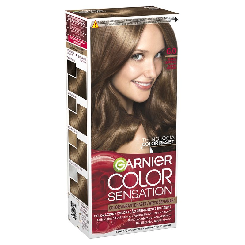 Garnier Color Sensation Tinte Permanente En Crema 6.0 Rubio Oscuro