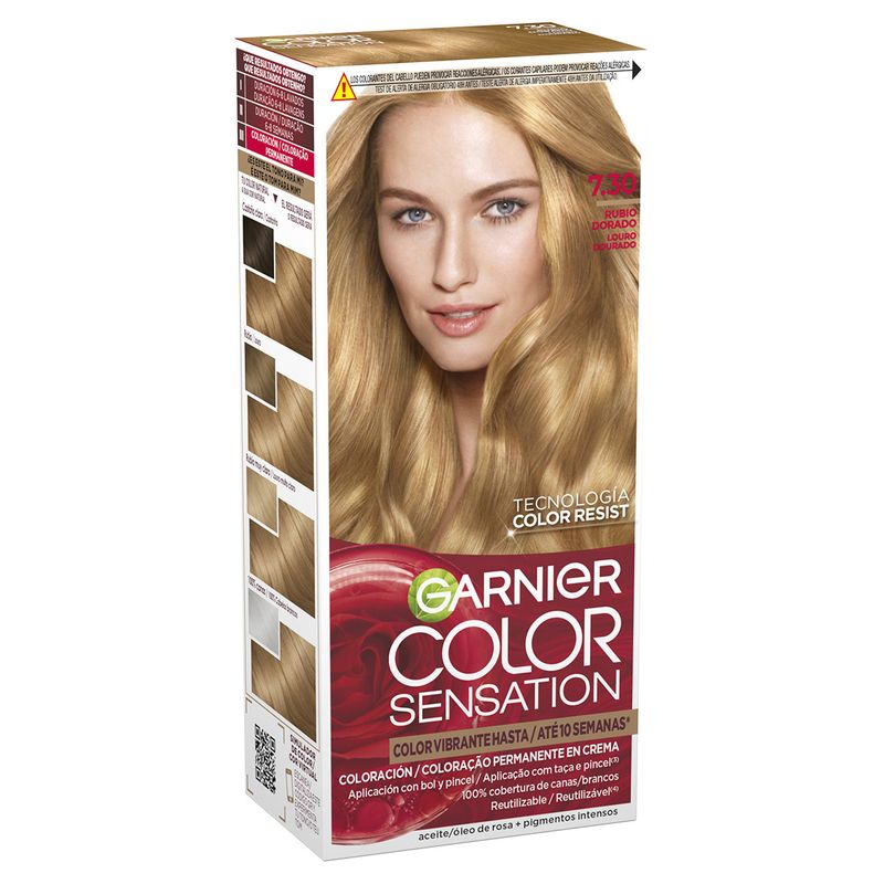 Garnier Color Sensation Tinte Permanente En Crema 7.3 Rubio Dorado