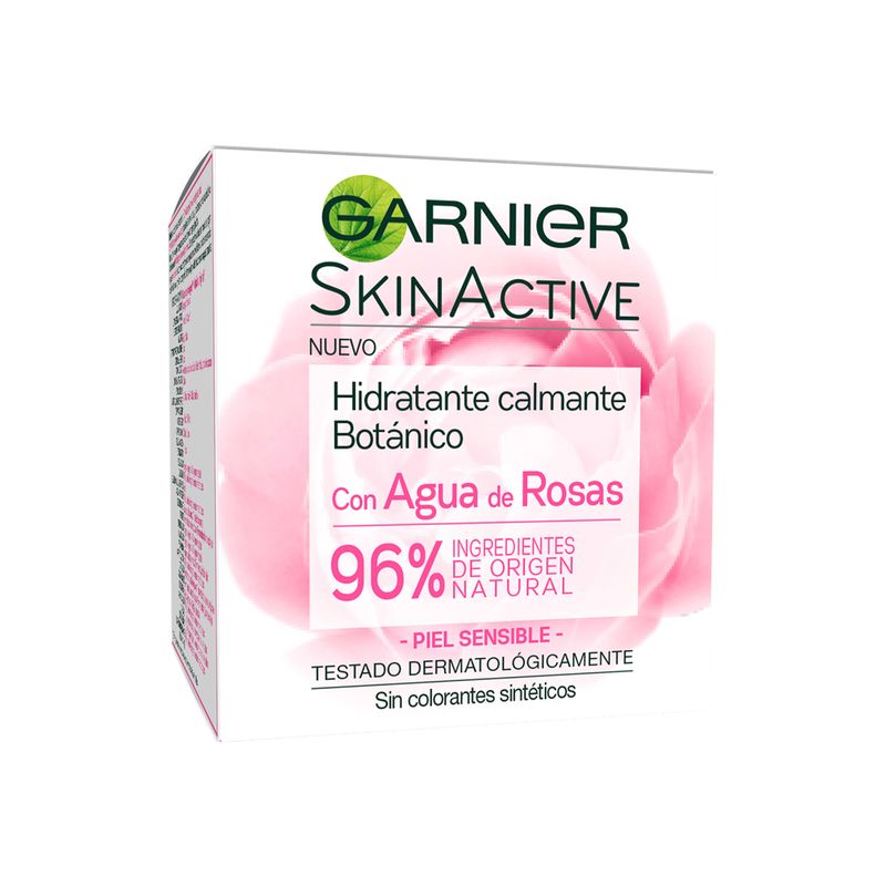 Garnier Skin Active Gama Botánica Hidratante Calmante Con Agua De Rosas 50 Ml