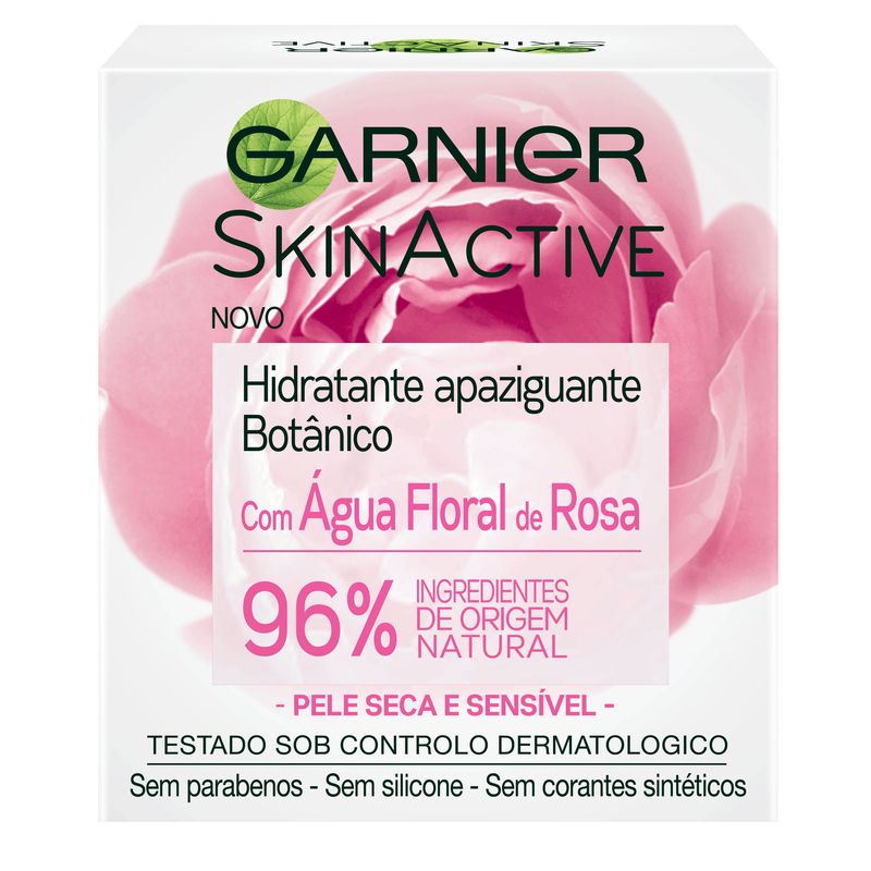 Garnier Skin Active Gama Botánica Hidratante Calmante Con Agua De Rosas 50 Ml