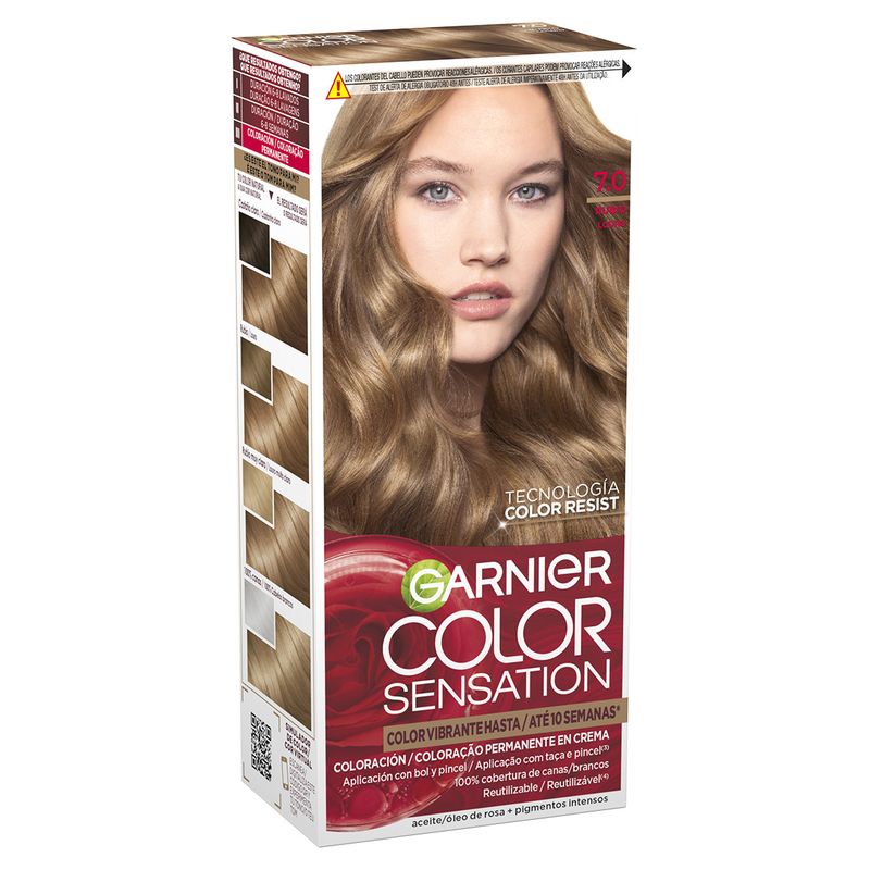 Garnier Color Sensation Tinte Permanente En Crema 7.0 Rubio