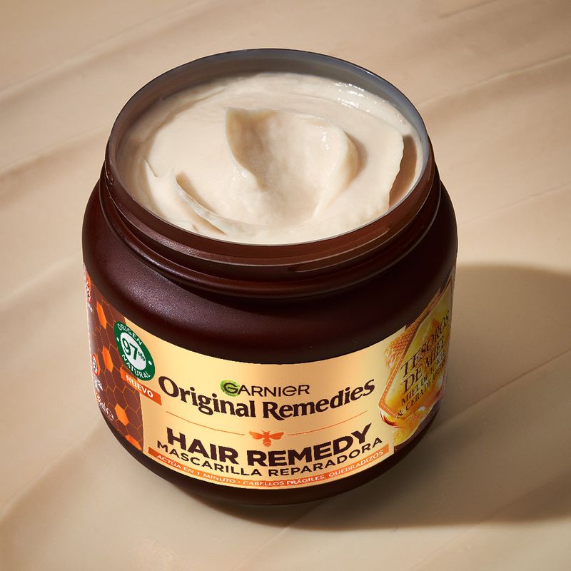 Garnier Original Remedies Mascarilla Reparadora Hair Remedy Con Miel De Acacia Y Cera De Abejas, 340Ml