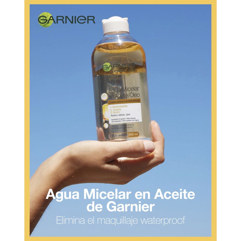 Garnier Skin Active Agua Micelar En Aceite - 400 Ml