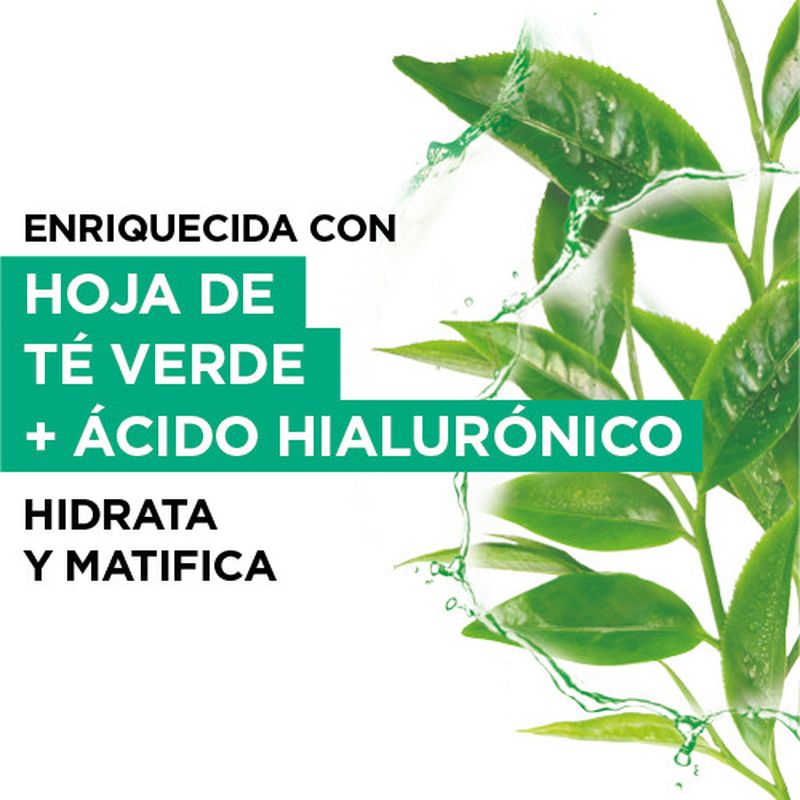 Garnier Skin Active Mask Tissu Mascarilla De Tela Hydra Bomb Hidratante Matificante Con Ácido Hialurónico Y Té Verde