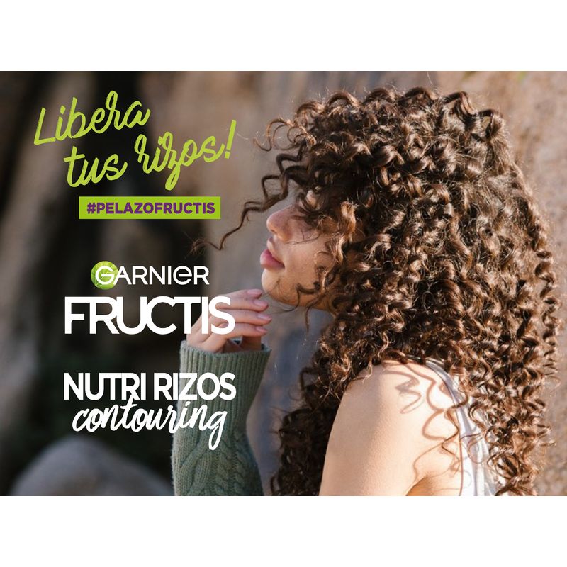 Garnier Fructis Nutri Rizos Hair Bomb Proteína Mascarilla Capilar Nutritiva Con Aceite De Pistacho 320 Ml.