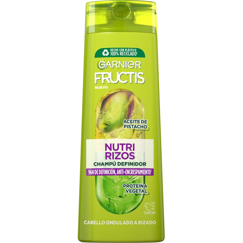 Garnier Fructis Nutri Rizos Contouring Champú Pelo Rizado U Ondulado 380 Ml