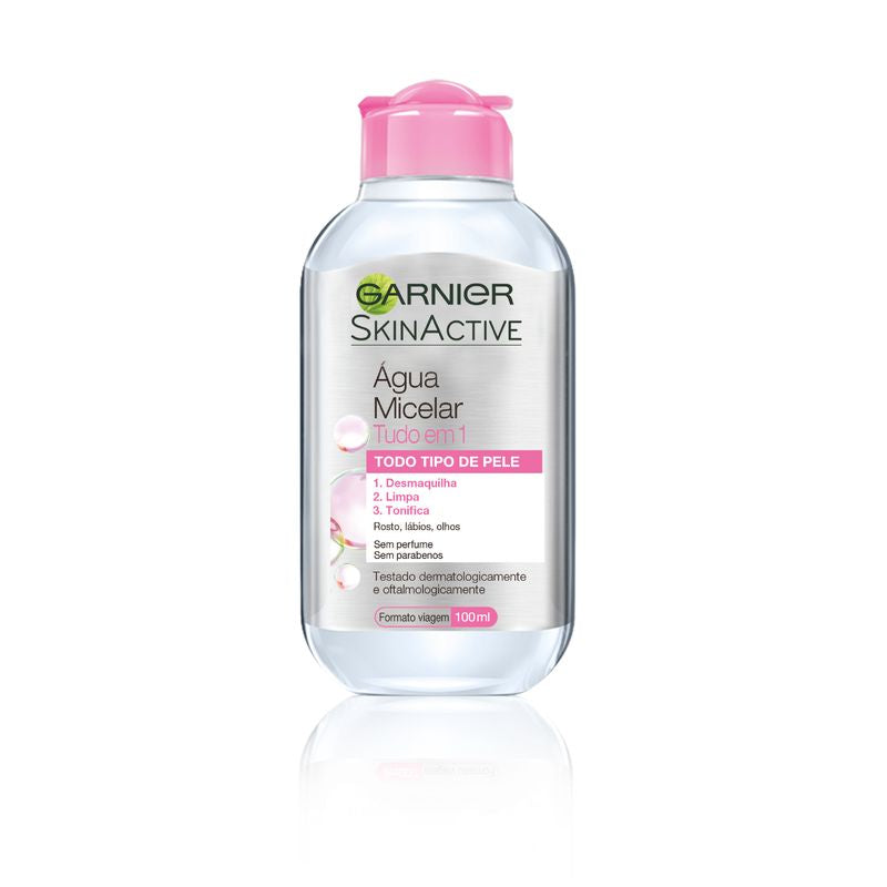 Garnier Skin Active Agua Micelar Clásica Formato Viaje Para Pieles Normales Todo En Uno - 100 Ml