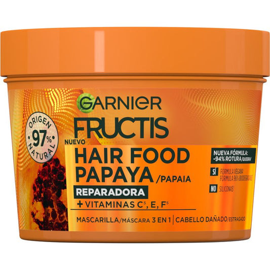 Garnier
Fructis Hair Food Papaya Mascarilla 3 En 1 400 Ml Para Cabello Dañado