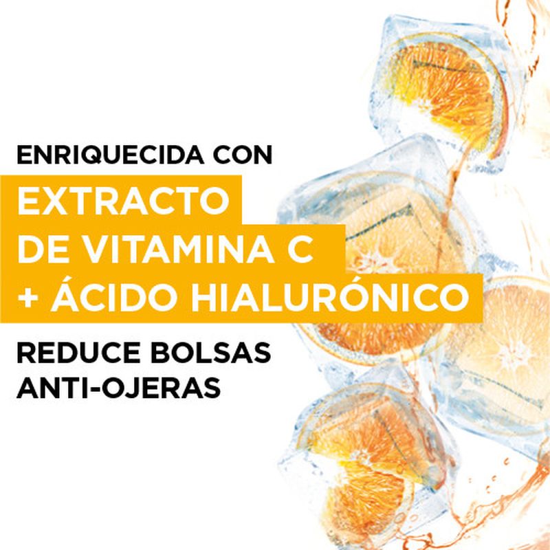 Garnier Skin Active Mask Tissue Contorno De Ojos Anti-Fatiga Y Anti-Ojeras Con Ácido Hialurónico Y Extracto De Naranja