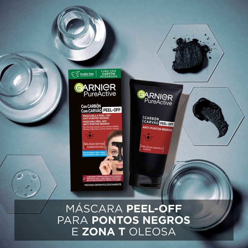 Mascarilla Peel Off Anti- Puntos Negros Desobstruye Poros Y Elimina Impurezas