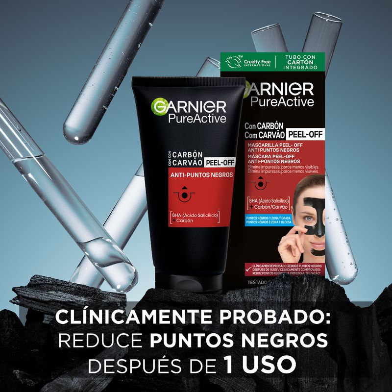 Mascarilla Peel Off Anti- Puntos Negros Desobstruye Poros Y Elimina Impurezas