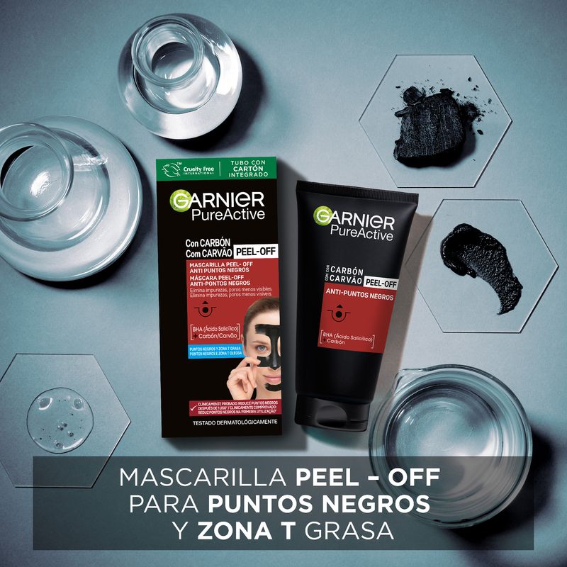 Mascarilla Peel Off Anti- Puntos Negros Desobstruye Poros Y Elimina Impurezas