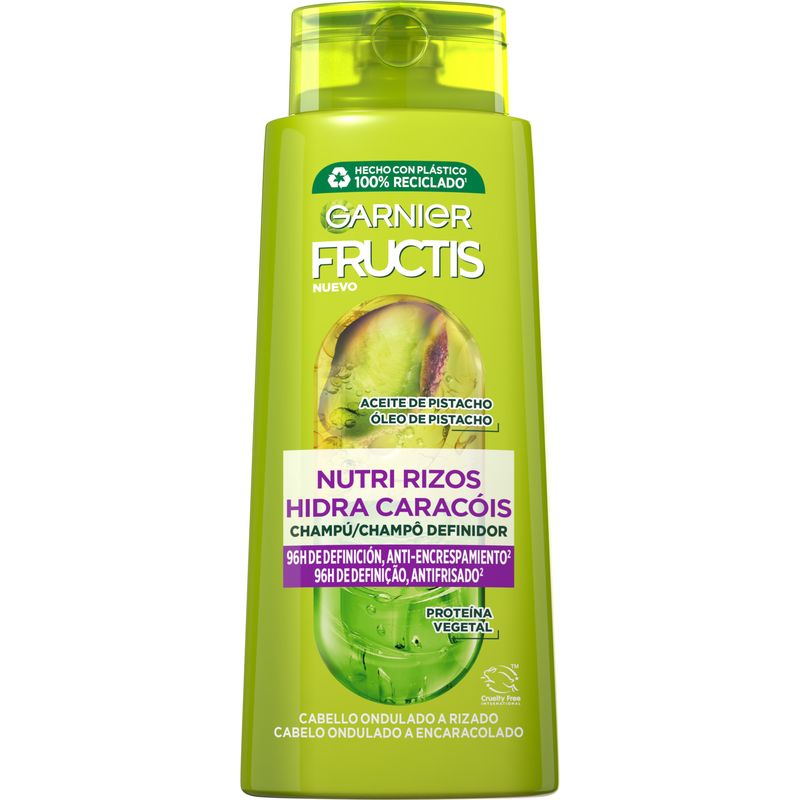 Garnier Fructis Nutri Rizos Contouring Champú Pelo Rizado U Ondulado - 690 Ml