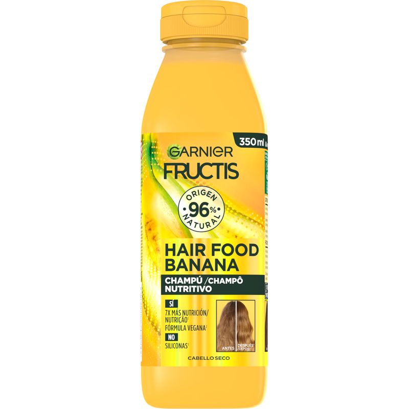 Garnier
Fructis Hair Food Banana Champú Nutritivo 350 Ml Para Cabello Seco