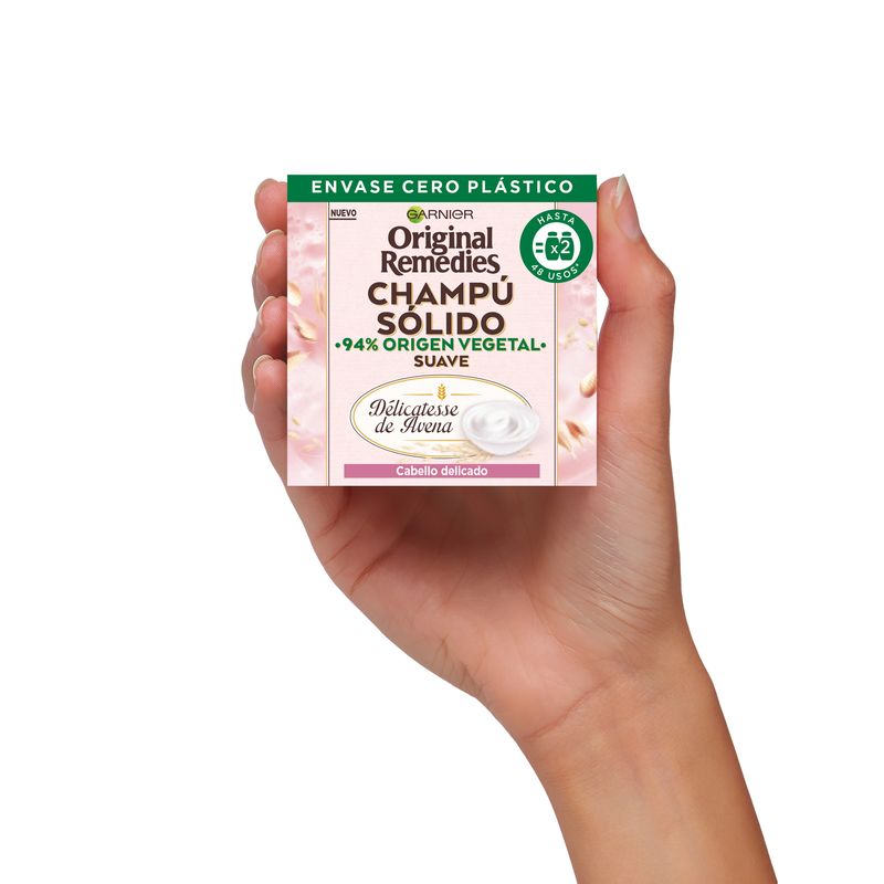 Original Remedies Champú Sólido - Délicatesse De Avena Para Cabello Delicado